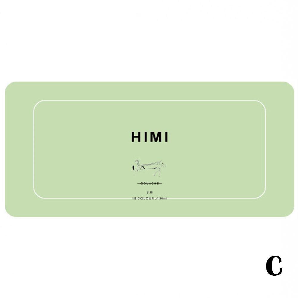 18 Kleuren Draagbare Art Jelly Gouache Set 30Ml Niet Giftig Voor Kunstenaars Gouache Met Aquarel Studenten palet S6P8: YELLOW