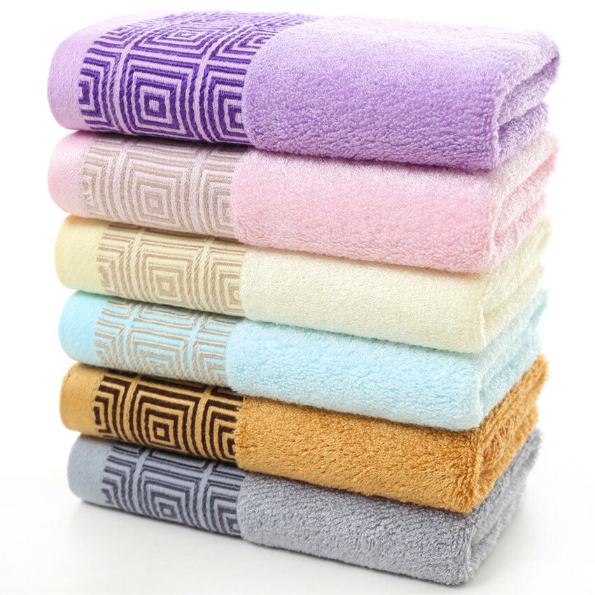 Zhuo mo blødt bambusfibre ansigt håndklæde til voksne tykt badeværelse superabsorberende håndklæde 34 x 74cm håndklæde