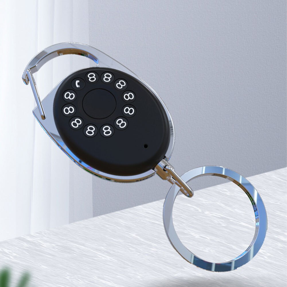 Mini-smart-outdoor-autofinder für frauen, robust, tragbar, diebstahlschutz, nachtschicht-sicherheitsalarm, bluetooth-schlüsselanhänger