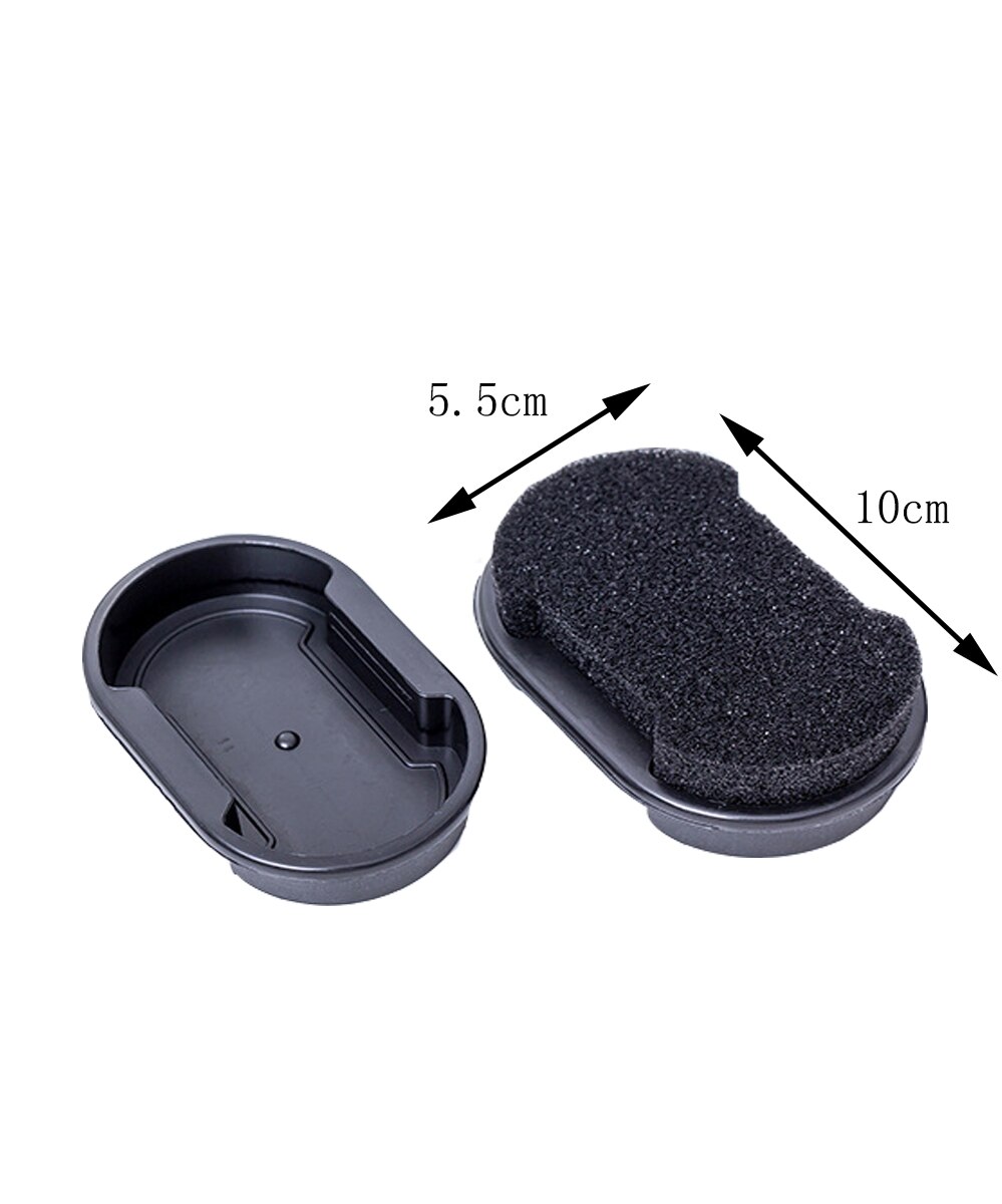 Home double-sided leather shoe polish Shing colorless wax brushing sponge shoe polishing tool