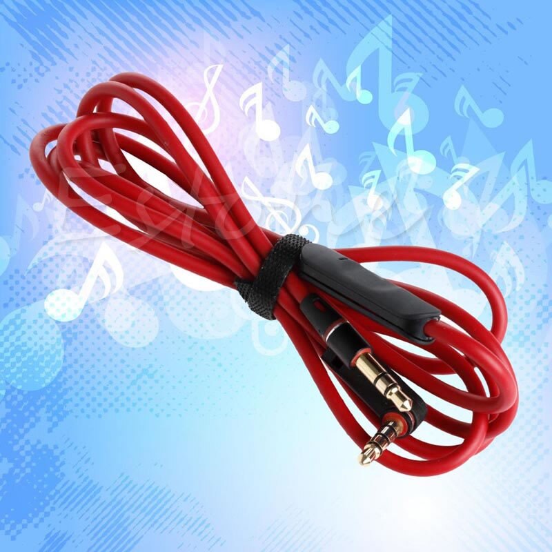 Replacement Audio Control Talk Cable Wire Cord for Beats Solo HD Studio Pro Mixr