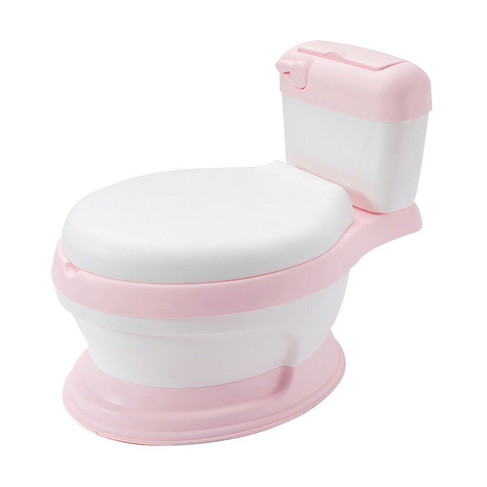 3 in 1 Kids Toddler Potty Toilet Training Seat Step Stool with Splash Guard child Non Slip Potty Training Tools baby Toilet Seat: Pink