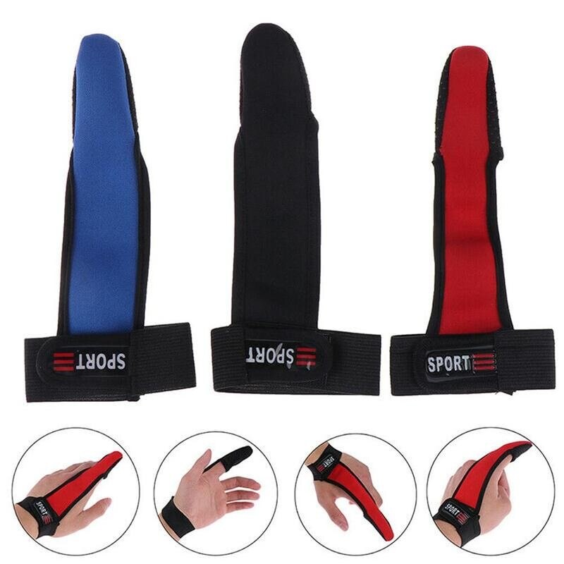1 stk enkelt finger beskytter fiskeri handsker fisk udstyr handske finger en fiskere handske surfcasting åndbar handske