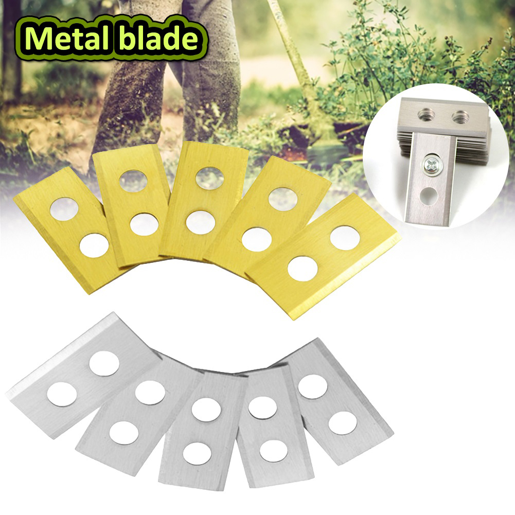 Stainless Steel Automatic Moving Machine Blade 30Pcs Lawn Mower Blade Titanium Plating for Worx Landoid Lanmower WG754E WG791E