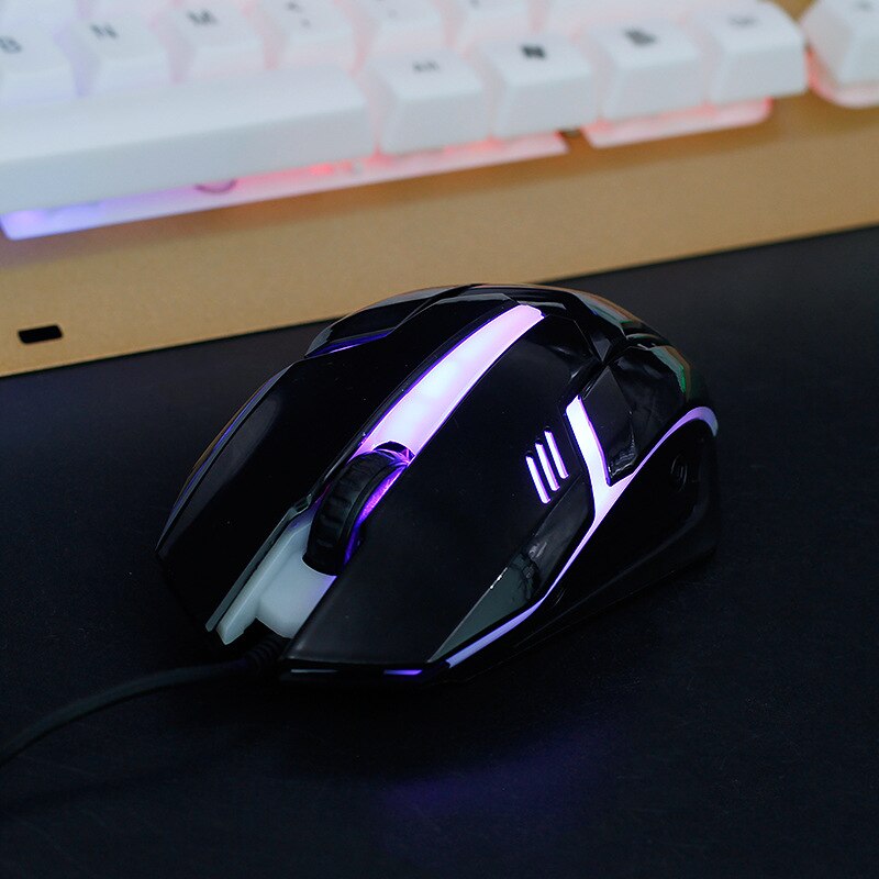 Colorful Mouse USB Cable Mouse Laptop Desktop Mouse Office Games Luminous Mouse Photoelectric Mouse For Computer Peripherals