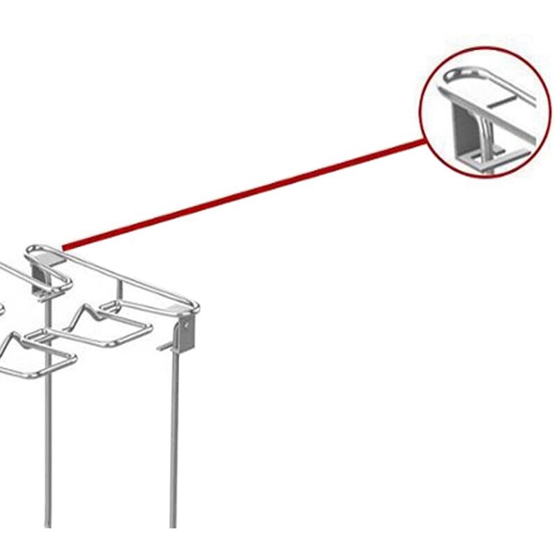 Soporte de parrilla de acero inoxidable para patas de pollo, sartén antigoteo para barbacoa, multiusos para perchero patas de pollo, parrilla para horno