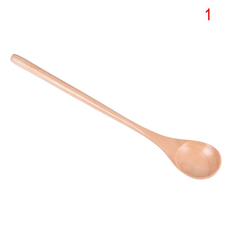Cuchara de cocina , espátula para mezclar, utensilio de bambú, utensilios de cocina de madera, 1 ud.: 7