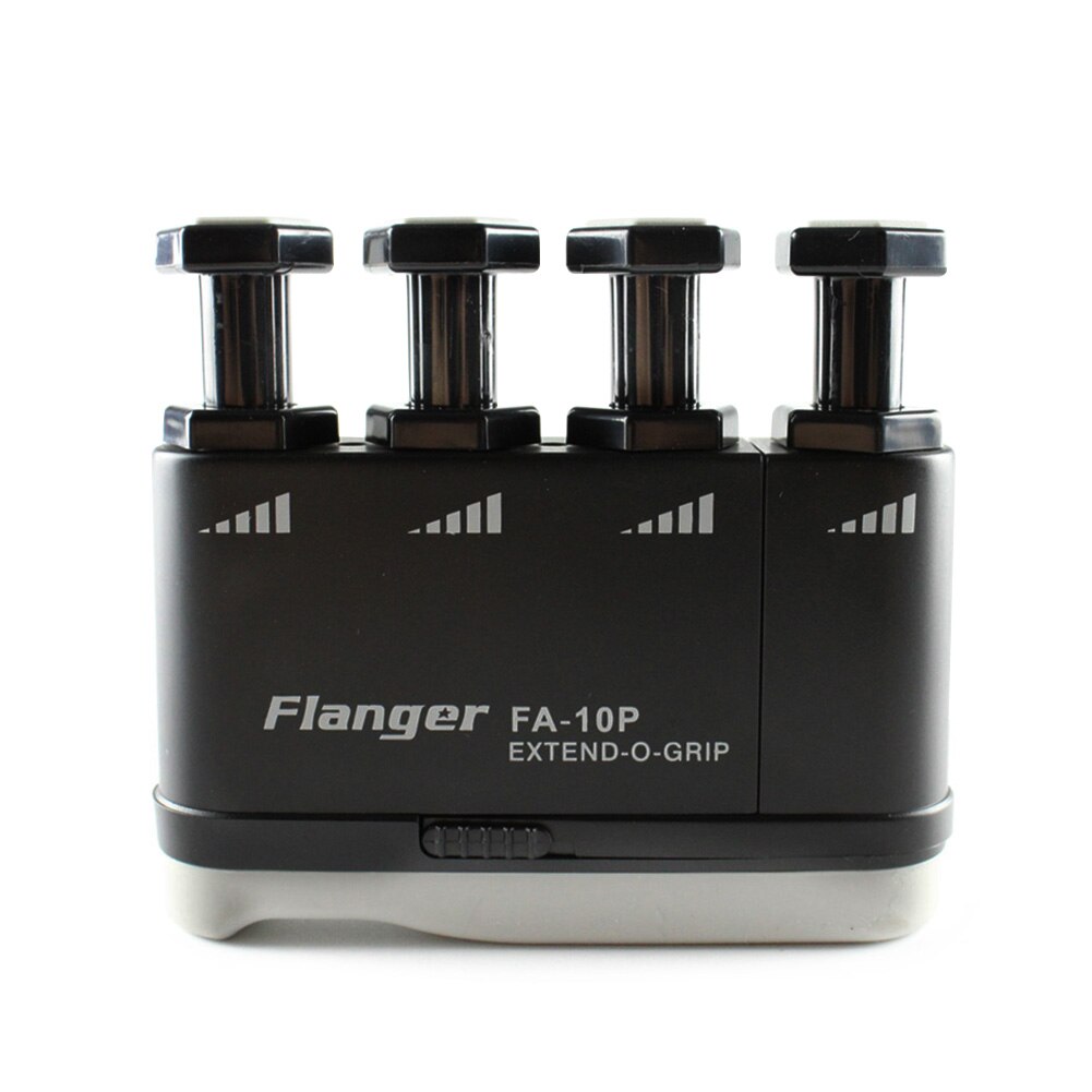 Flanger-ejercitador de dedos para Piano, corrector de dedos para guitarra con agarre de mano, sensibilidad, fuerza, potencia, herramientas de entrenamiento: Negro