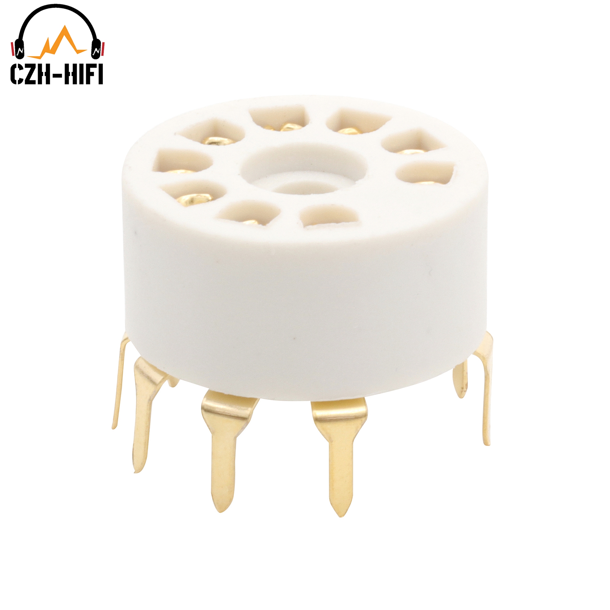 10 stks 9pin B9A Buis Socket Plastic Ventiel Basis voor 12AX7 12AT7 12AU7 EL84 6N1 6570 6922 6DJ8 6N1 ECC83 ECC82 Versterker PCB Mount