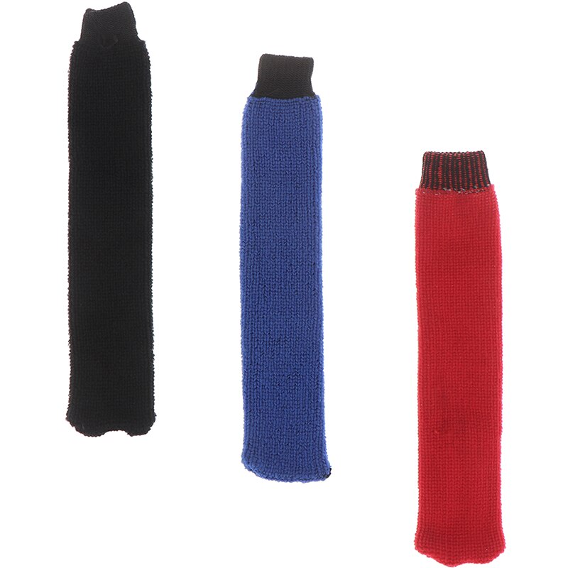 1pc bomull och elastisk nonslip handduk badmintonracket över grepphölje svart