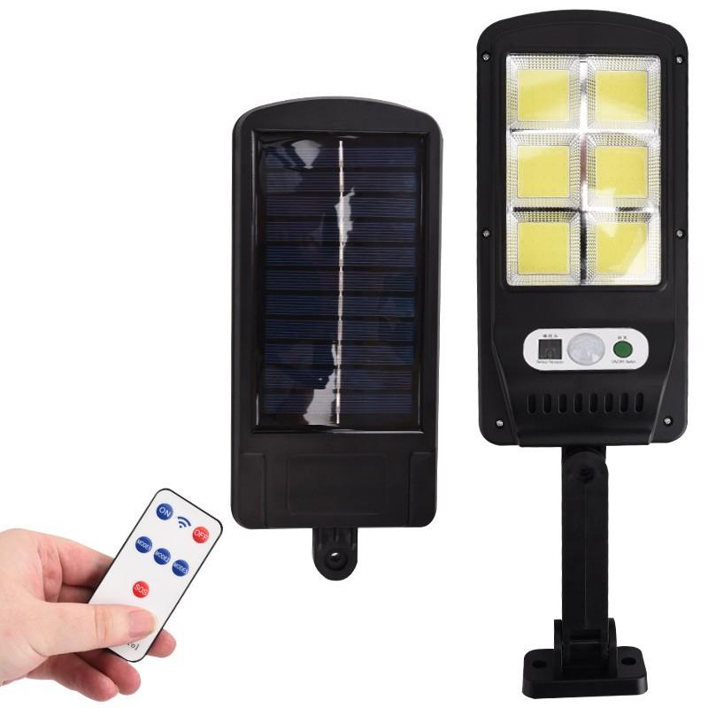 Solar Street lamp light lamp outdoor Powerful luces LED PIR Motion Sensor Waterproof Street Light garden wall Lamp With Remote: Big 6COB With RC