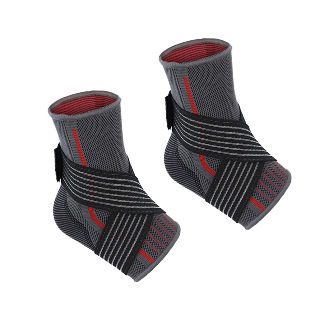 1 Pc Sports Ankle Support Comfortable Fitness Riding Wrapping Ankle Brace for Exercise Basketball Ankle Sprain Supplies (Red, Si