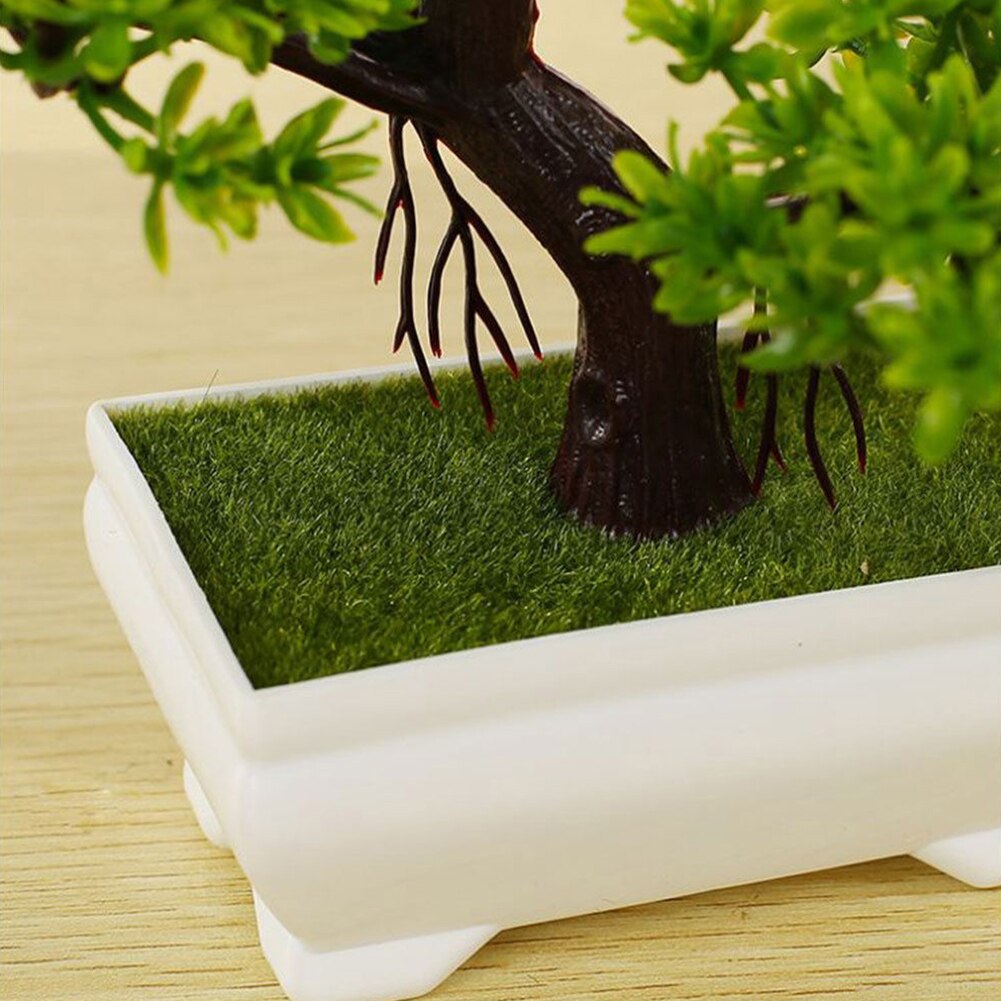 Artificial Bonsai Tree Mini For Home Office Indoor Decor Simulation Plants Desktop Ornaments