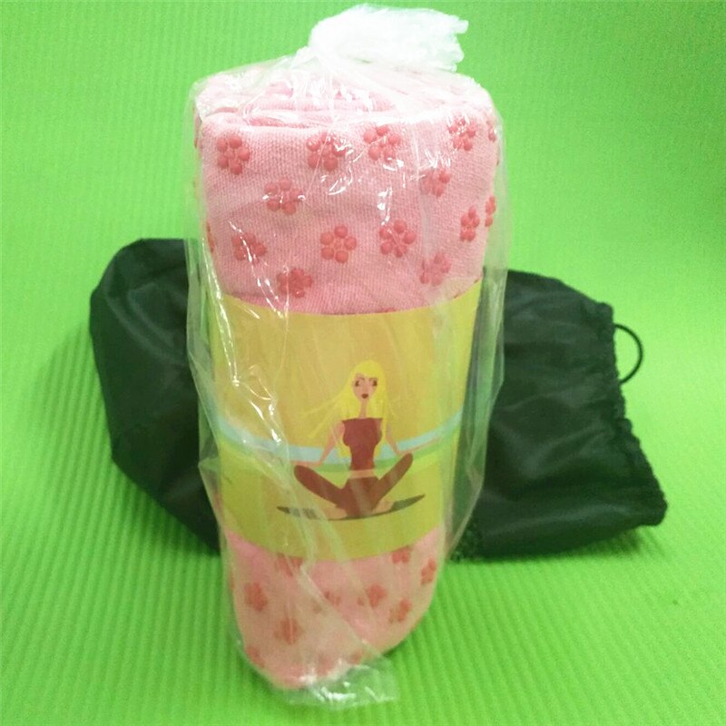 Toallas antideslizantes para yoga, 183x63cm, para gimnasio, viajes, Camping, Golf, fútbol, deportes al aire libre: pink