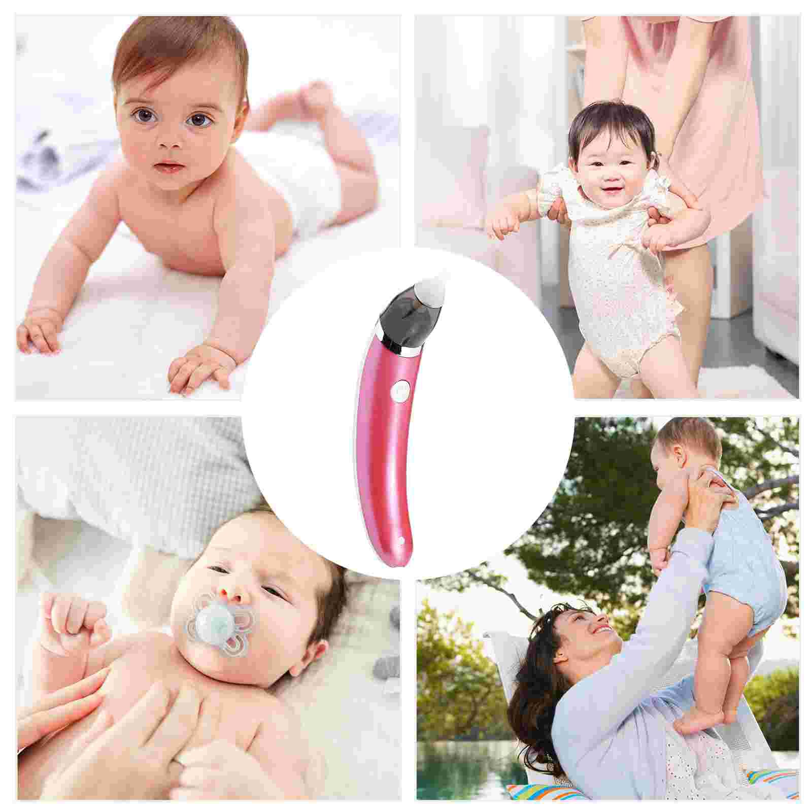 1 Set aspiratore nasale orale ergonomico anti-riflusso per bambini
