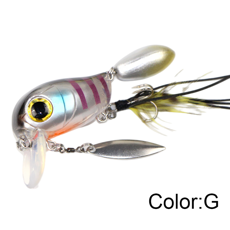 Histolure fiske sluk  sa40 sveiv 40mm 8g 12 farger flytende sluk bass gjedde wobblere crankbait: Sa40 g