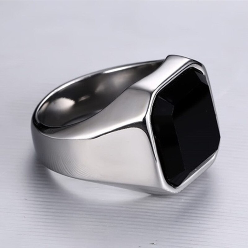 FDLK Men's Jewelry Luxury Men Vintage Classics Polished Mens Ring Engagement Wedding Band - By Mate Rings