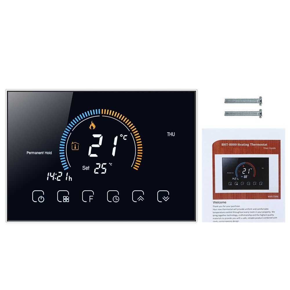 Smart Life WiFi LCD Thermostat Temperature Controller Water/Electric floor Heating Water/Gas Boiler Work with Alexa Google Home