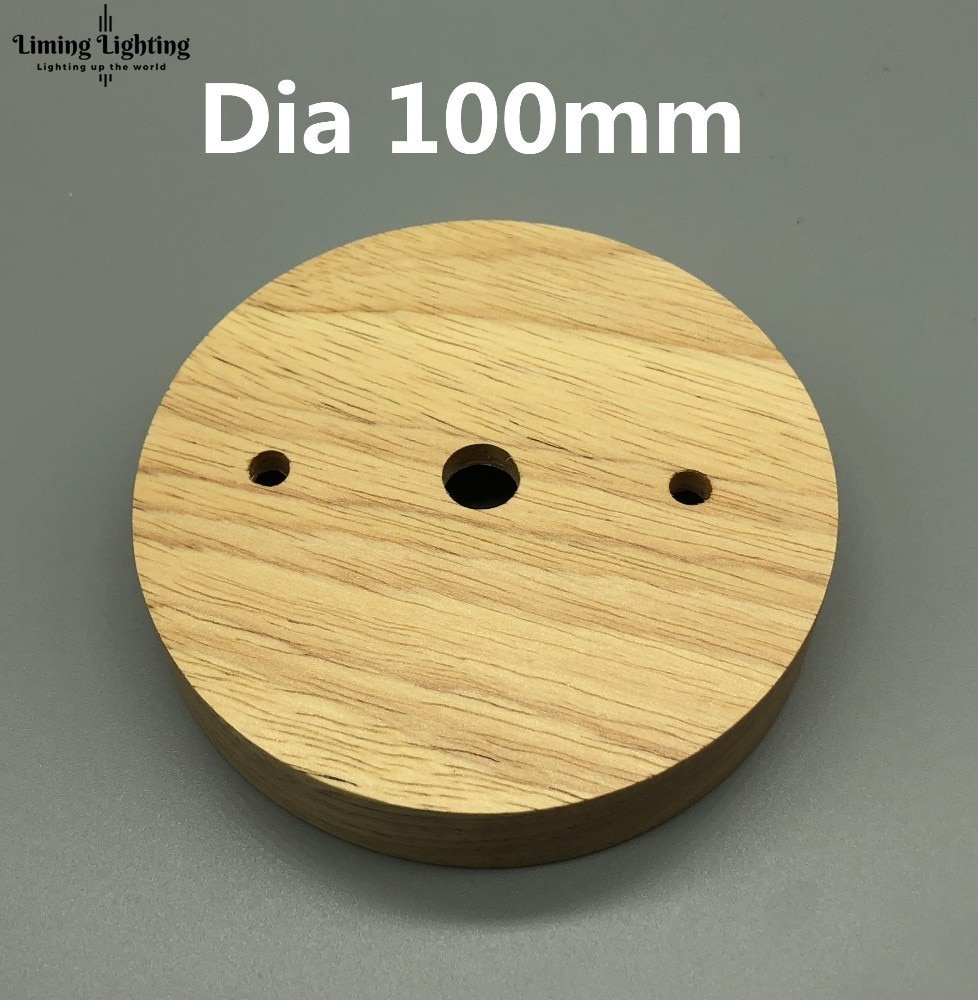 Træ lampe base nordisk vedhæng simpel skrivebord lys ved siden af lys diy lys dele lampe baser til vintage led lys: B stil