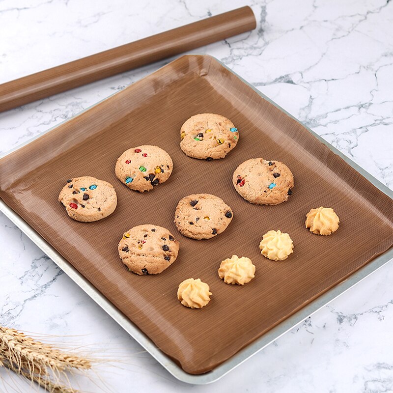 Reusable Baking Mat Washable Oven Sheet Oilpaper High Temperature Resistant Bread Cookie Pastry Non Stick Baking Sheet Oilcloth