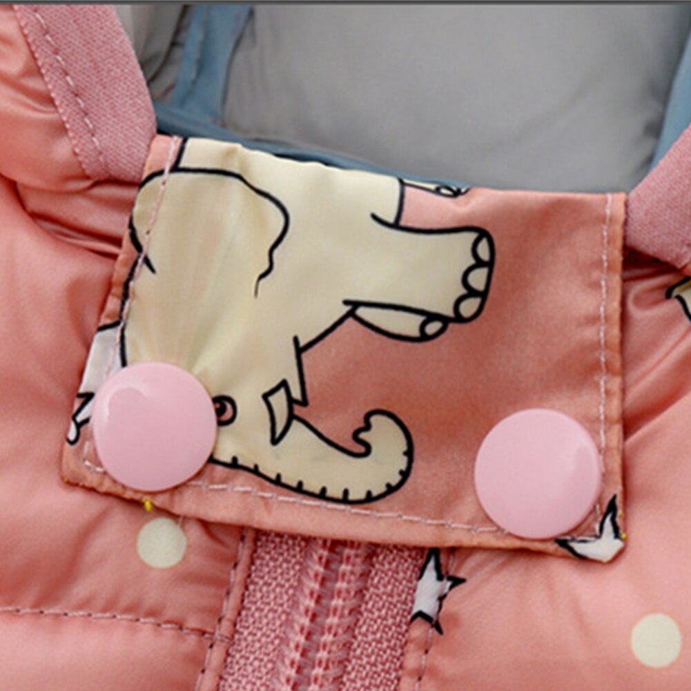 Kinderen Capuchon Jongens En Meisjes Cartoon Winter Kleding Jas Jongens Rits Jas Voor Kinderen Kinderkleding