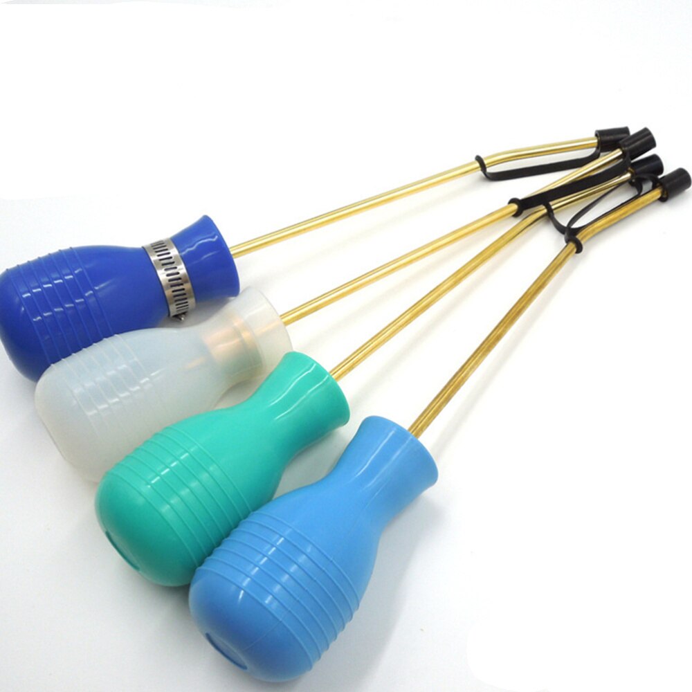 1PC Powder Duster Rubber Pest Control Applicator Bulb Duster Sprayer with Long Copper Lance for Ants Termites