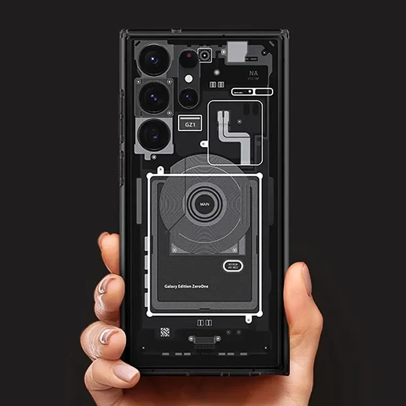 25Ultra Hybride Technologie Magsafe Case voor Samsung Galaxy S25 Ultra S22 S23 S24 Plus S24Ultra Printplaat Magnetische Beschermhoes