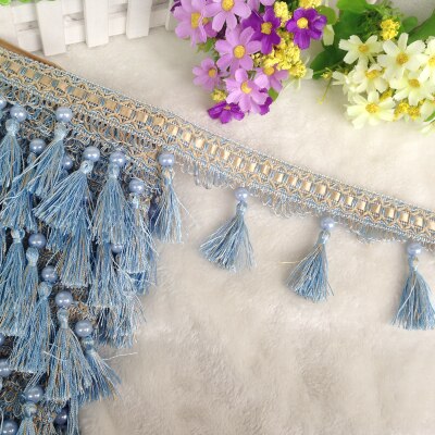 12 piha / tontti verho pitsi koriste tupsu hapsu diy helmet pallo sohva pöytäliina pitsitarvikkeet roikkuu side ompelu