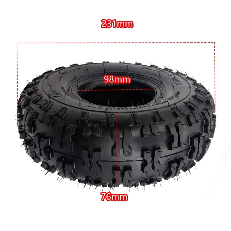 4.10-4 pneu extérieur pneumatique 4.10/3.50-4 chambre à air pour 49cc Mini Quad Dirt Bike Scooter ATV Buggy 4 pouces pneu