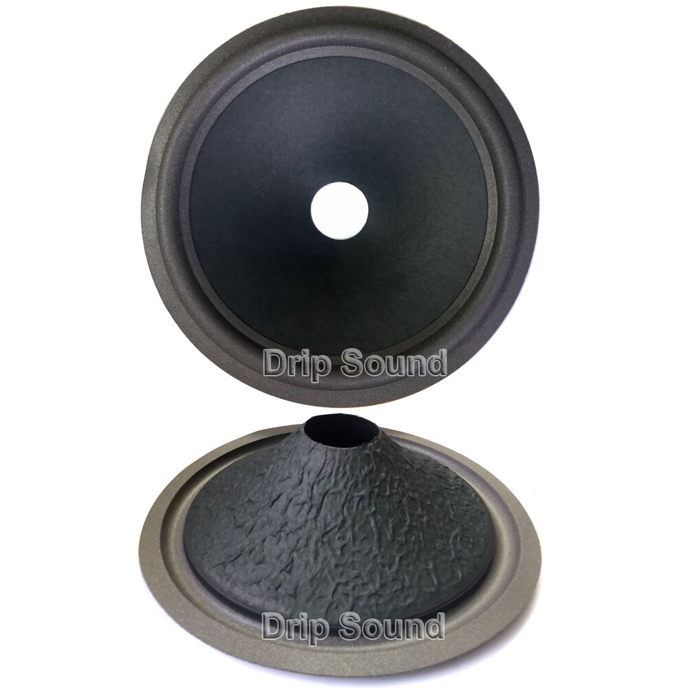 12" inch 300mm 49.5mm Core Speaker Cone Paper Basin Woofer Drum Paper Foam Edge Trumper Bass Repair Parts
