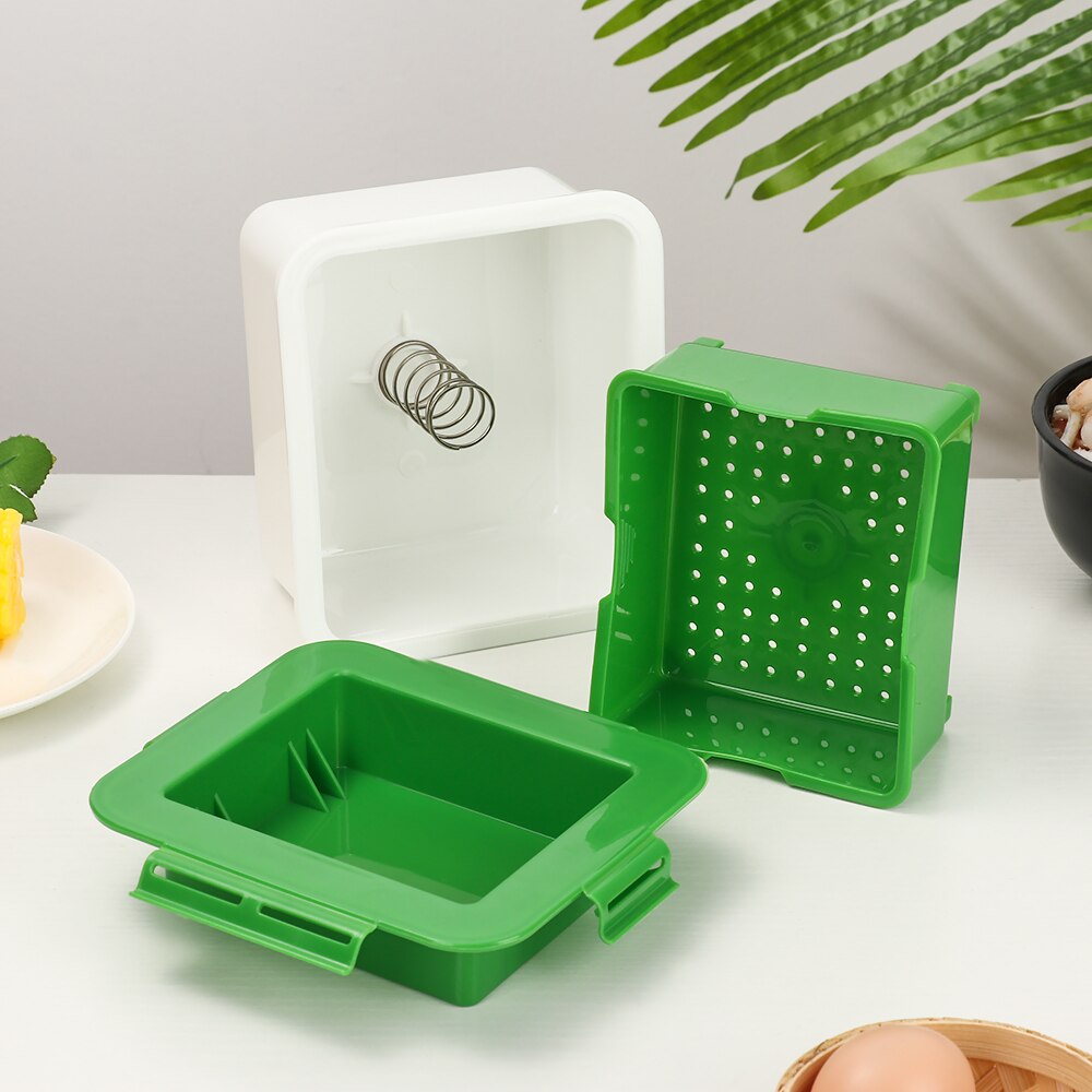 Safe Tofu Press Presser Built-in Water Removal Drainer Gadget Homemade Kitchen Cooking Delicious Curd Making Machine