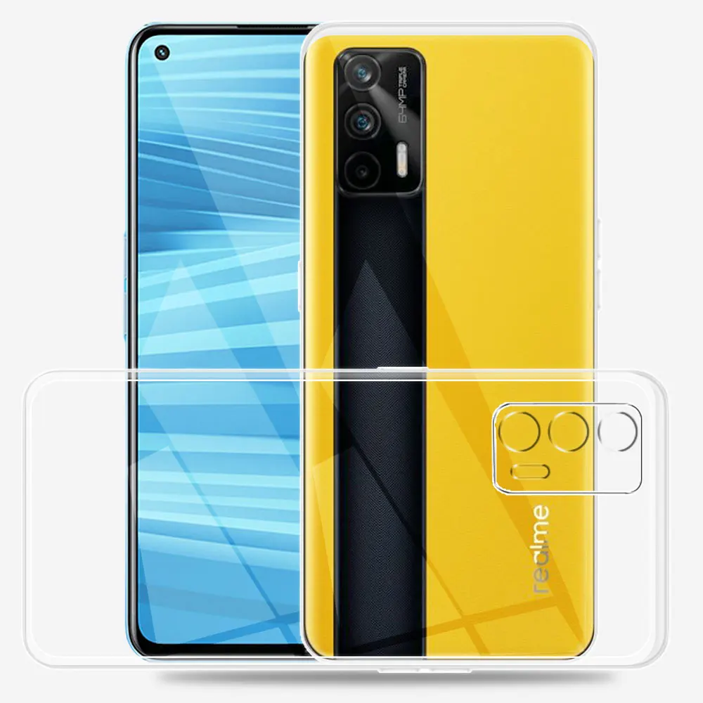 Voor Realme Gt 5G Case Silicone Zachte Transparante Telefoon Case Voor Realme Gt Clear Cover Funda Voor Realmegt Gt 5G Coque