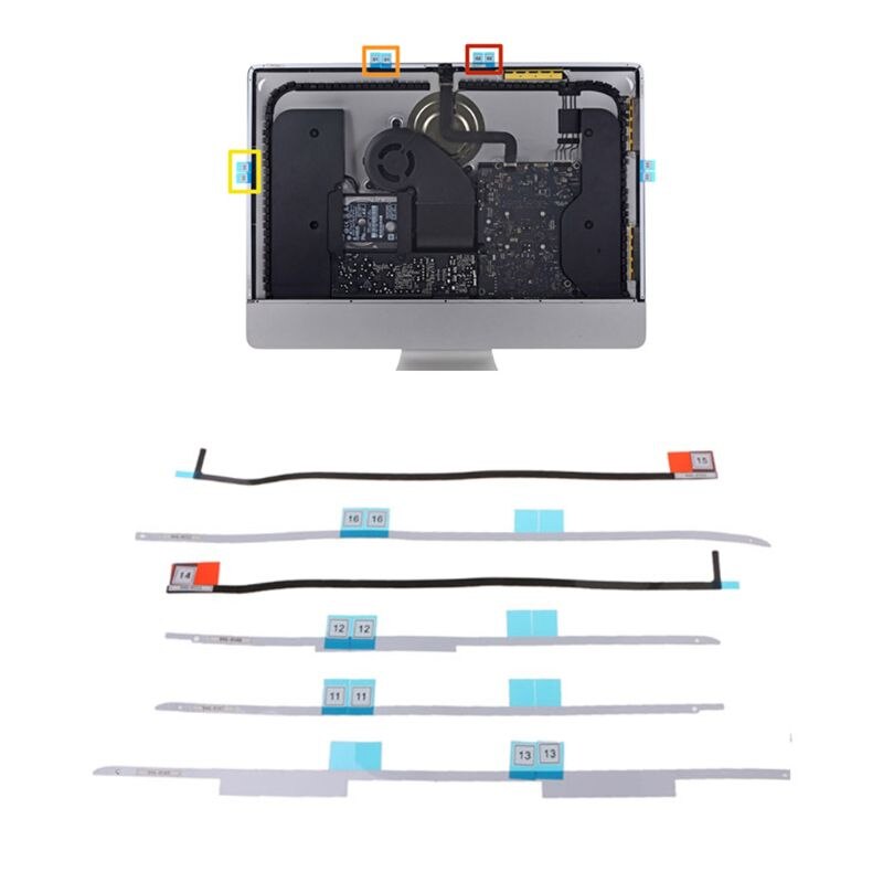 Fita adesiva a1419 tela lcd fita adesiva para imac 27 "a1419 display lcd adesivo fita nova
