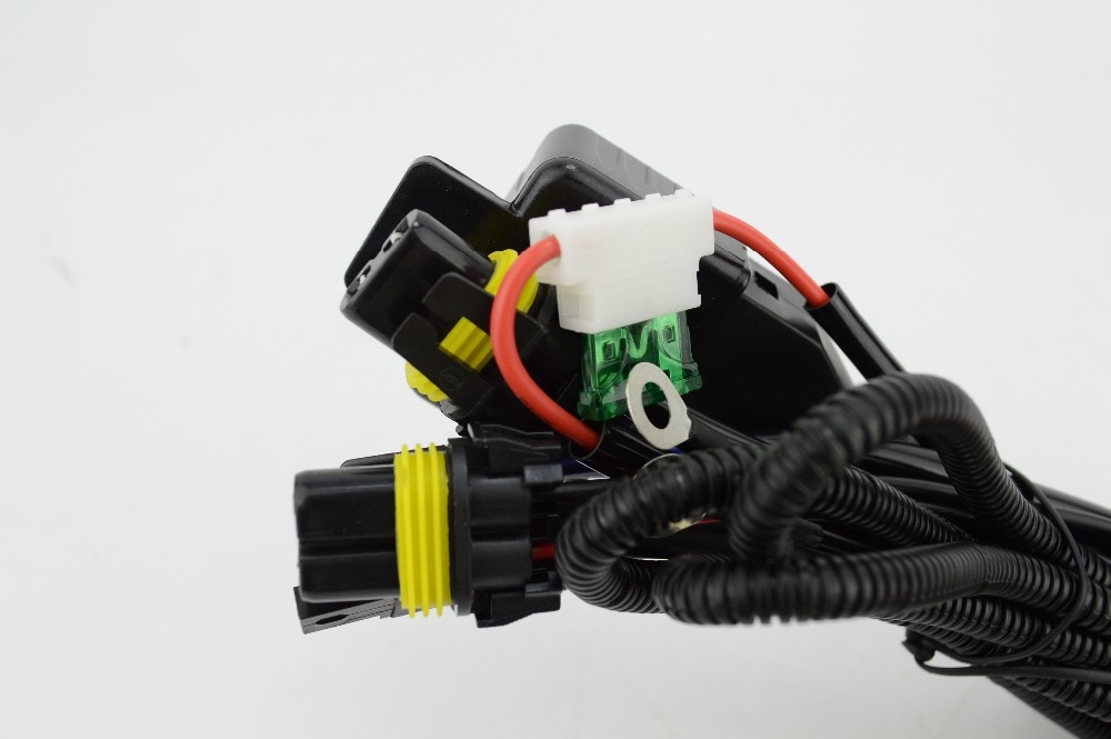 1 st  h4 hid relä selehid xenon kit  h4-3 h13-3 9004-3 9007-3 bixenon ledningsnät hi lo controller kabelkabel