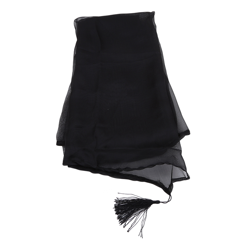 Romantische Moderne Effen Kleur Translucidus Venster Gaas Thuis Gordijn Voor Home Decor Woonkamer Slaapkamer Decoratie Enkele Pc: Black