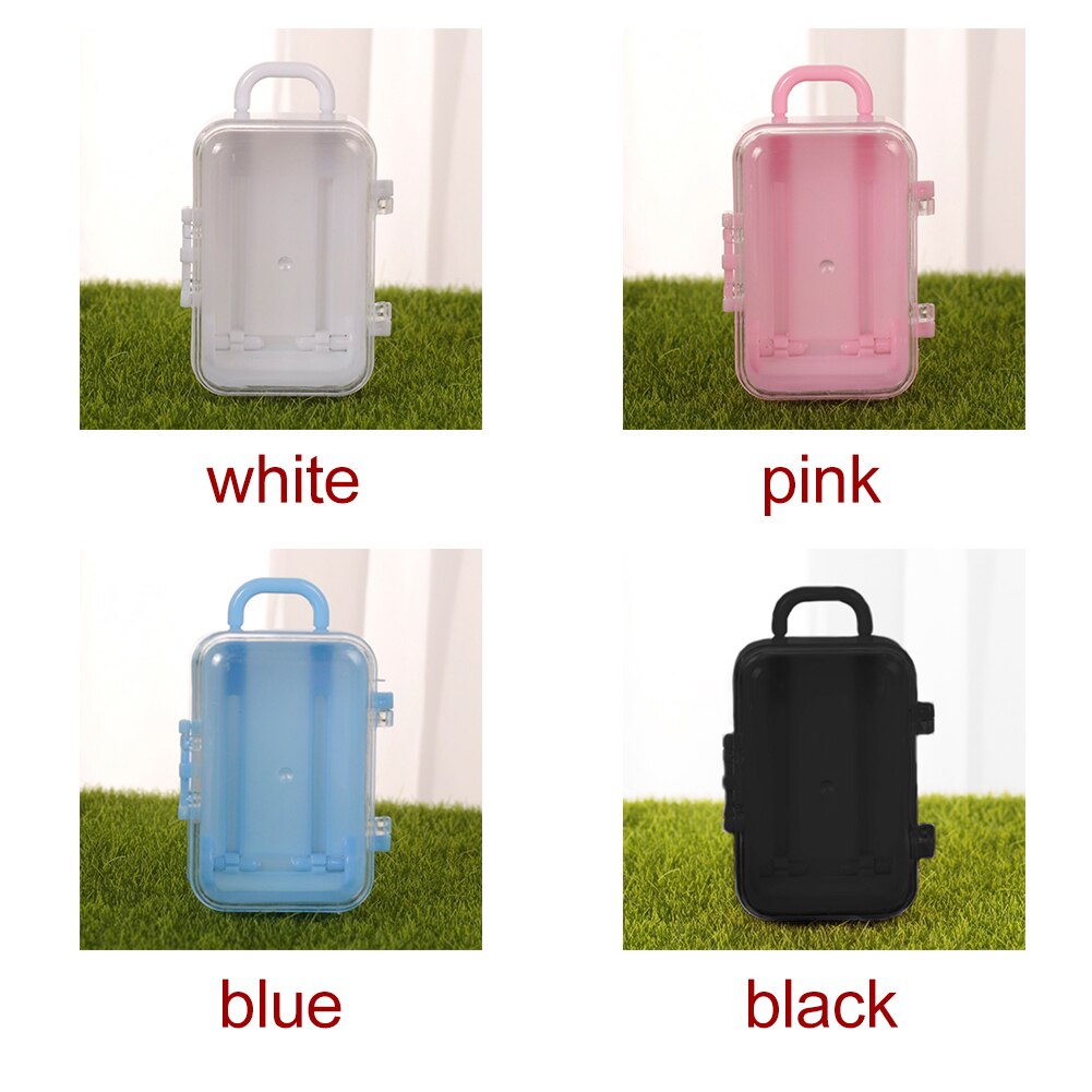 12pcs Mini Cute Party Favors Wedding Birthday Candy Box Suitcase Shape With Handle Baby Shower Portable Lightweight