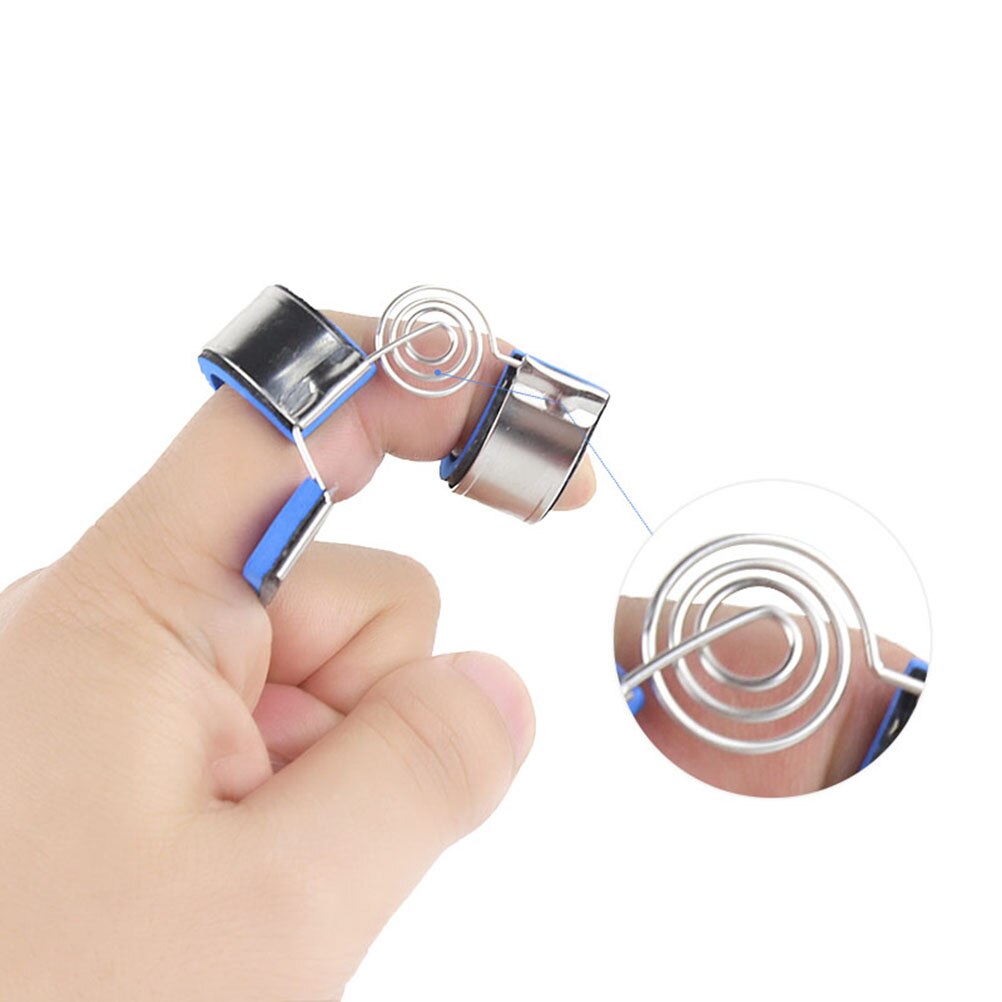Rvs Vinger Ondersteuning Vinger Gezamenlijke Corrector Breuk Bevestiging Spalk Beweegbare Rechttrekken Hand Beschermhoes