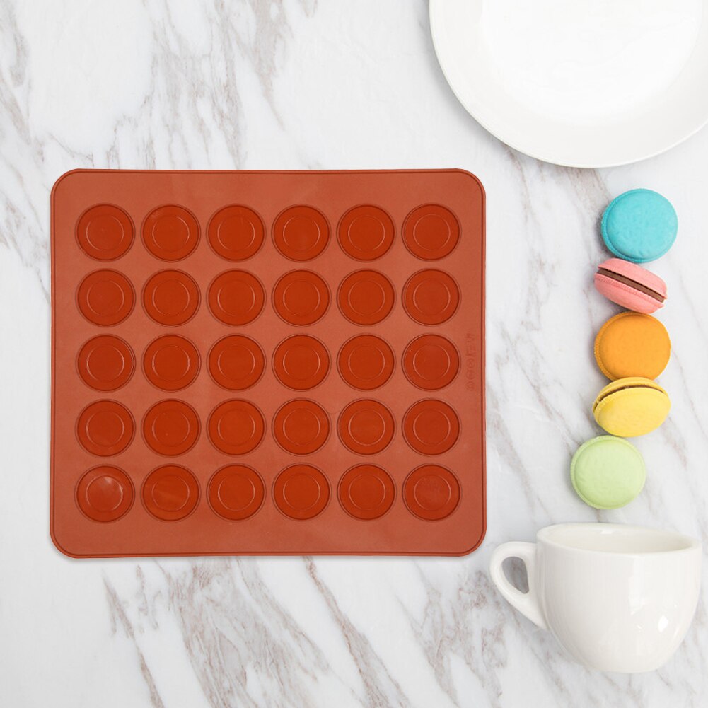 Macaron kit macaron silicone esteira antiaderente conjunto de molde de cozimento 30 capacidade macaron pot bolo decoração suprimentos diy bakeware suprimentos