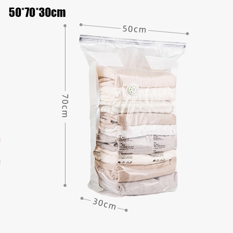 Vakuum Kompression Beutel Kleidung Lagerung Vakuum Tasche platzsparende Garderobe Organizer transparent SNO88