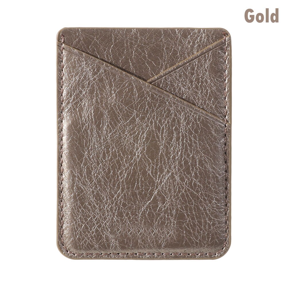 Leather Card Holder Sticker Adhesives Credit ID Card Mobile Phone Back Pocket Wallet Case Stickers Bag Pouch: 4