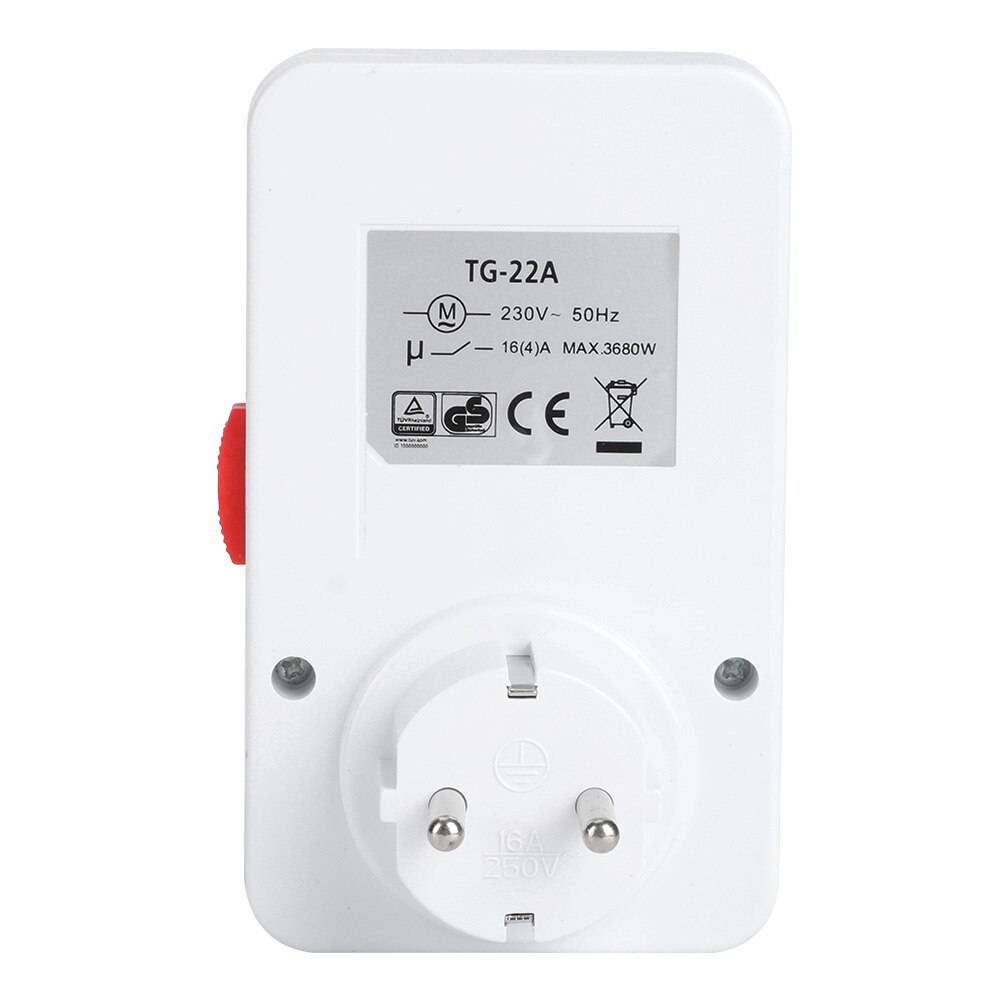 AC 230V Mechanical Timer Socket Indoor Mechanical 24 Hour Plug In Outlet Timer Home Safety Tool