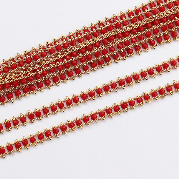 Gufeather  c70, smykketilbehør, gjør-det-selv-kjede ,18k gullbelagte ,0.3 mikron, perler, smykkelaging, gjør-det-selv-kjede kjede ,1m/ lot: C7013