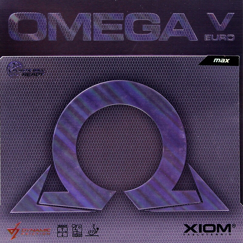 XIOM OMEGA V EURO DF Table Tennis Rubber Pips-in Ping Pong Sponge Tenis De Mesa