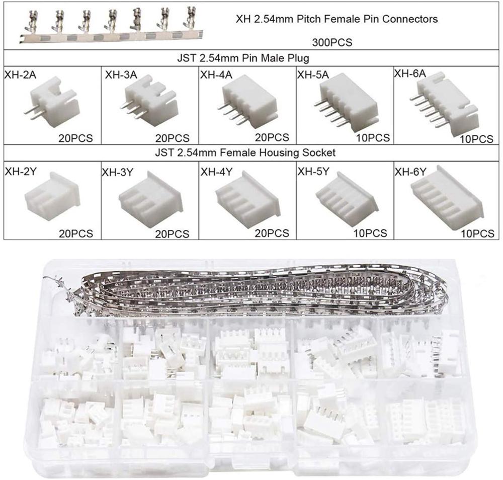 SN-28B 0.1-1mm pliers crimper alicate conjunto de ferramentas 620 pces 2.54mm dupont conectores e 460 pces 2.54mm JST-XH jst conector kit: 460PCS