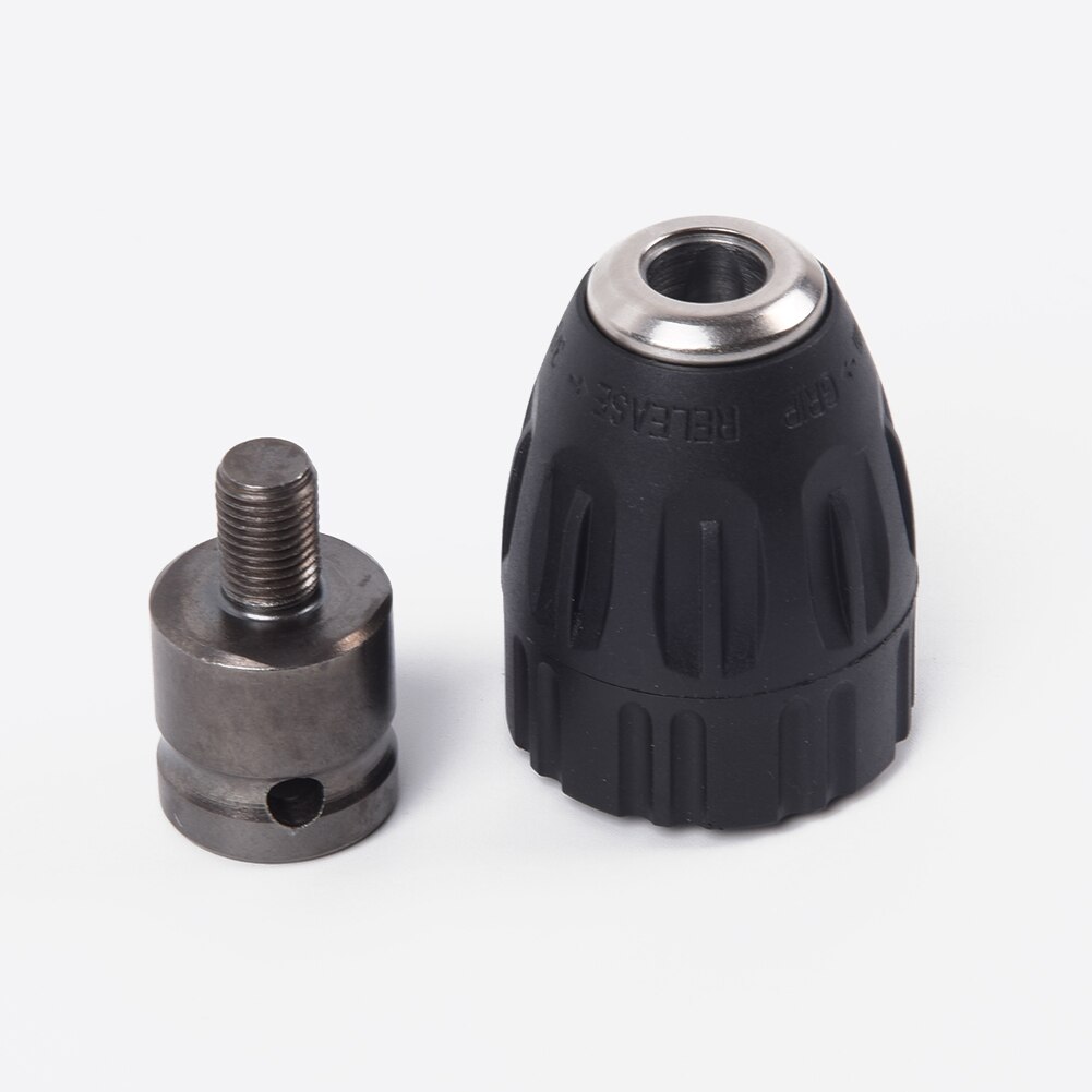 Keyless Self-tighten Drill Chuck Adapter Electric Screwdriver Impact Driver Quick Change Drill Bits Collet Chucks