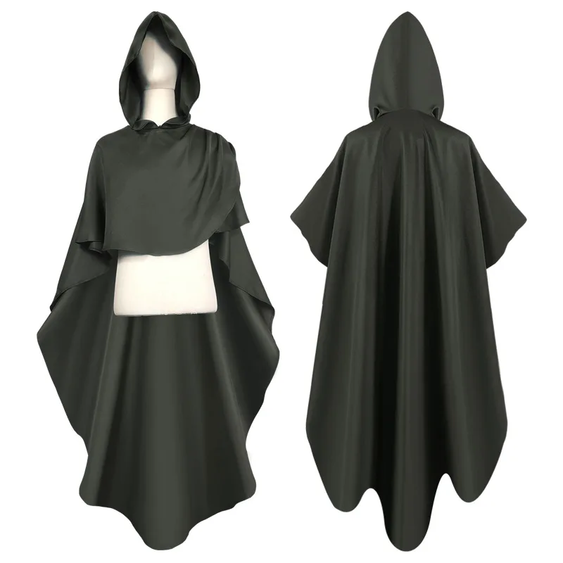Halloween Costume The Long Hooded Cape of The European Retro Medieval Knight Cape Halloween Costume Vampire