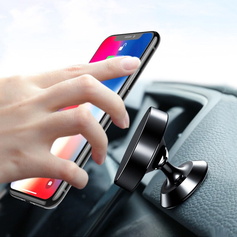 Bilhållare mobiltelefon bil magnetisk sugkopp typ stöd magnetisk universell stödklämma självabsorberande magnethållare