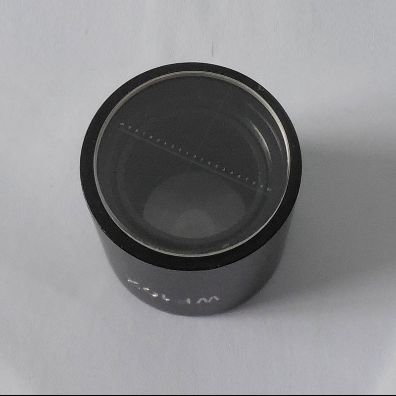 Div 0.1 mm okular mikrometer til stereomikroskop reticle lodret linie vandret lineal 10-0-10 diameter 24 mm/26 mm