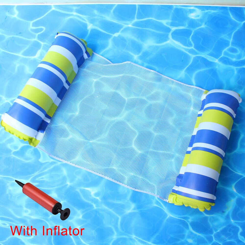 Colchón inflable de piscina, cama de agua flotante, para fiestas, juguete para nadar o salón estilo hamaca, reclinable, nueva: color 6