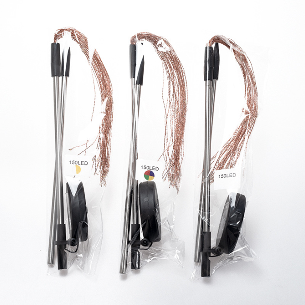 Christmas Year's Day Celebration Outdoor Solar Charging Waterproof Sky Star Colorful Lights Lawn Smart Smoke Lanterns